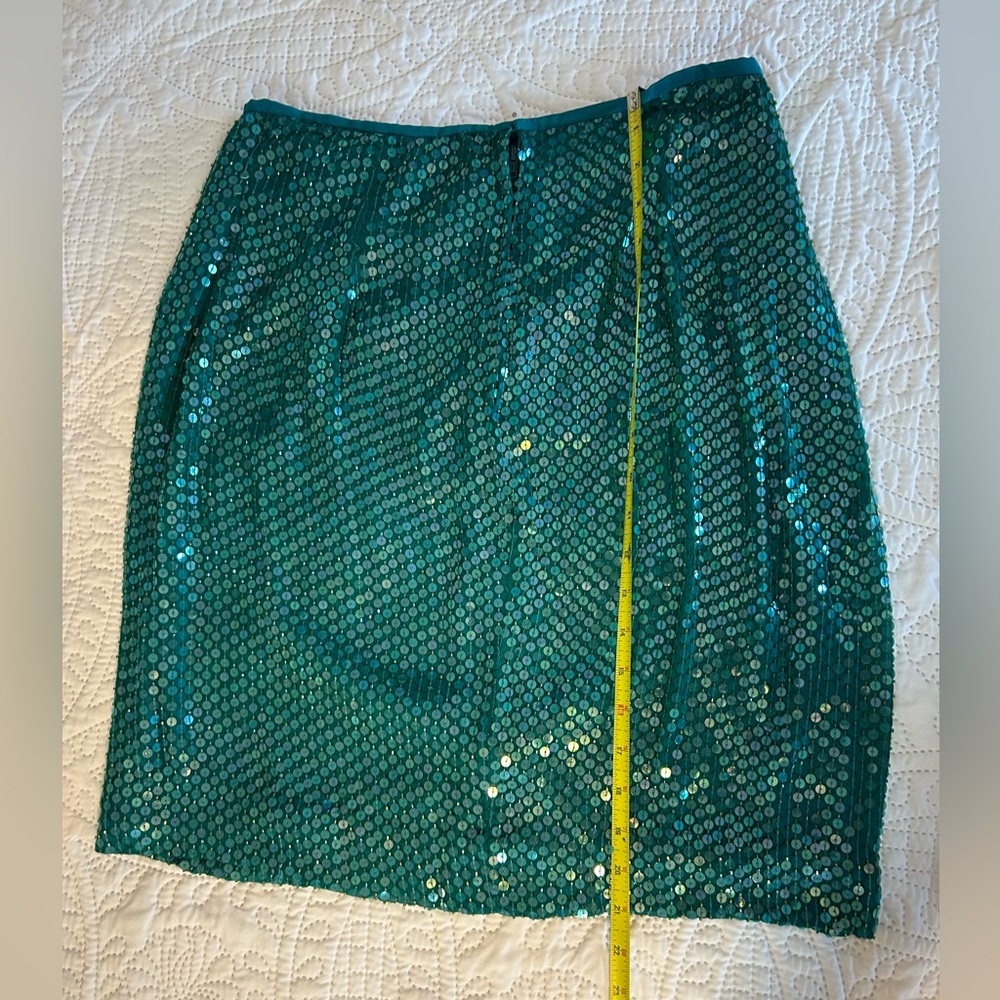 Sequin Esmeralda Green Skirt